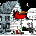 santa sled crash sms while flying text