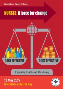 αφίσα παγκόσμιας ημέρας του νοσηλευτή.