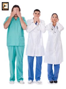 See no evil, speak no evil, hear no evil. Γιατροί σα μαϊμούδες, δεν είδα, δεν άκουσα, δεν είπα. Ειδικευόμενοι