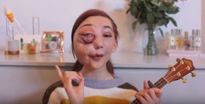 Nikki Lilly ukulele singins Here Comes the Sun